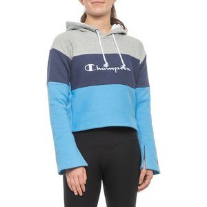 Champion Reverse Weave Crop Color Block Hoodie M